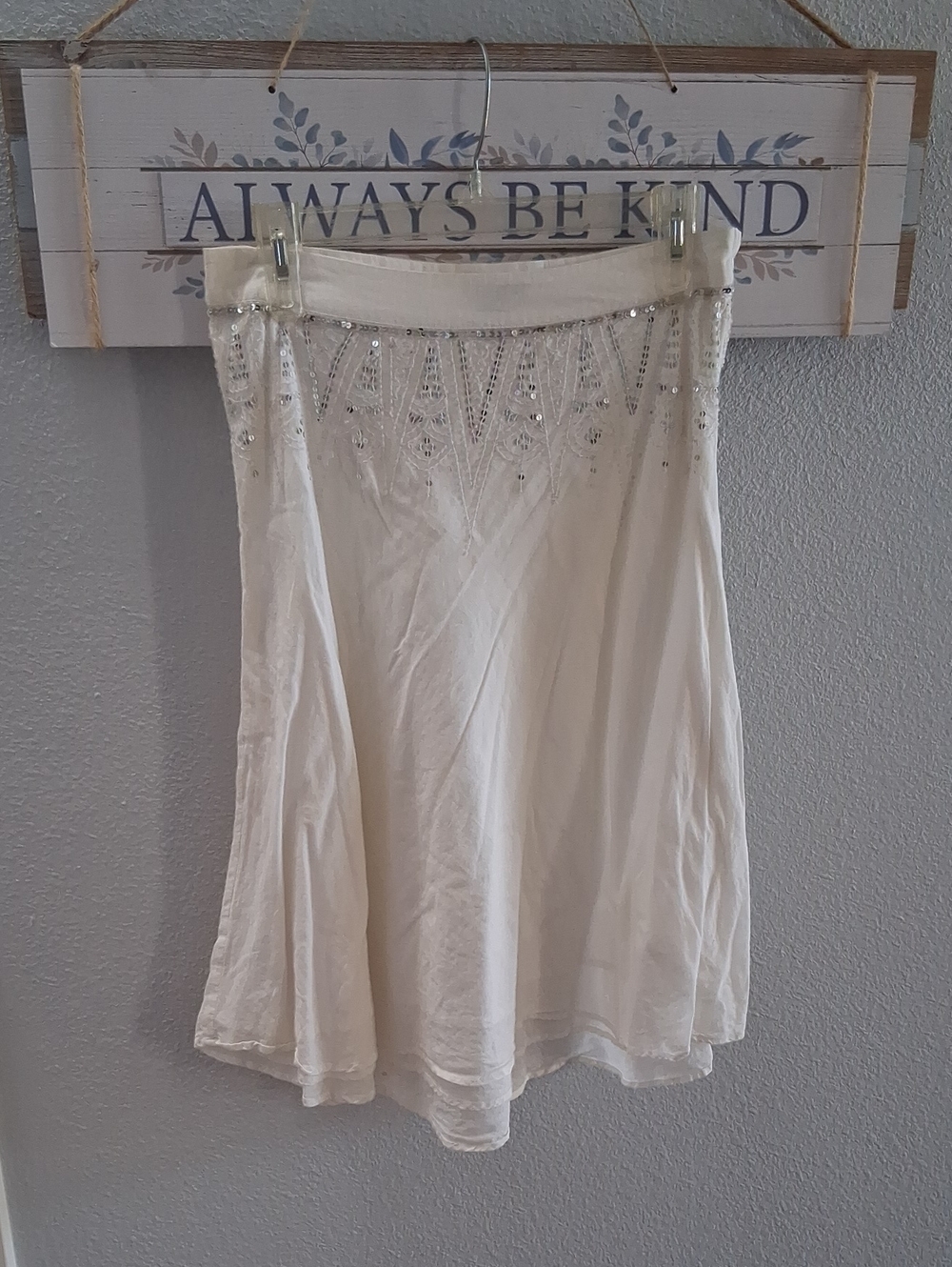5/$13 sequin embellished skirt